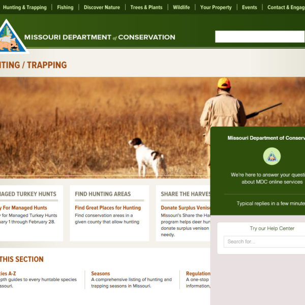 Missouri Department of Conservation website