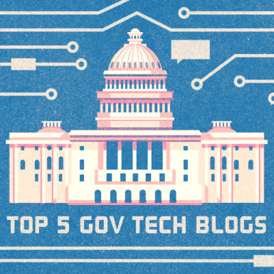Illustration to support Top 5 Gov Tech Blogs