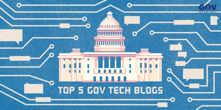 Illustration to support Top 5 Gov Tech Blogs