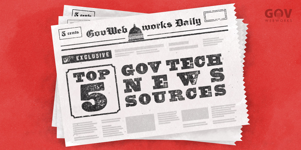 Illustration to support Top 5 Gov Tech News Sources