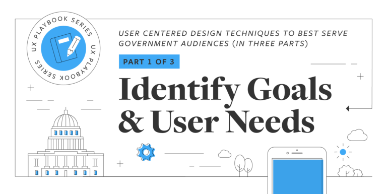 UX Playbook Part 1 of 3: Identify Goals and User Needs