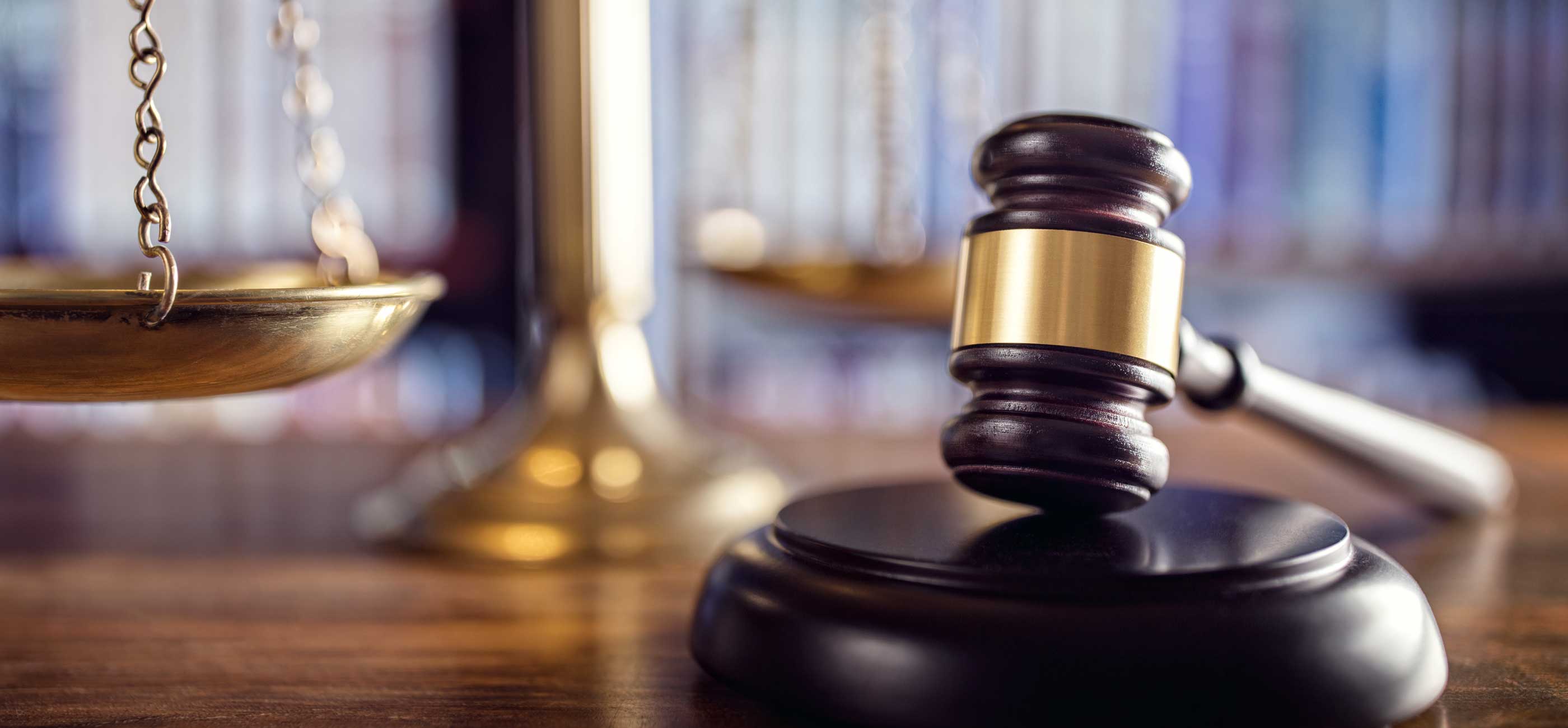 Judicial gavel and scale