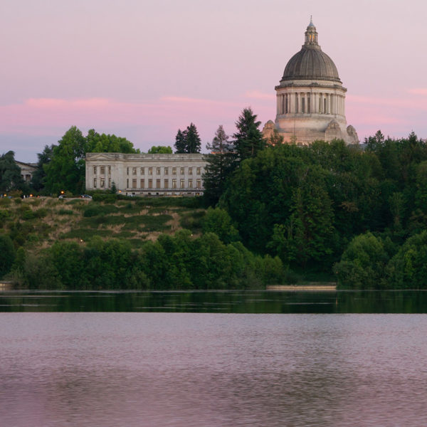 A view of Washington State capitol