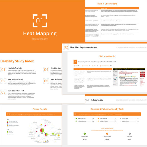 Maryland Judiciary Usability Report details