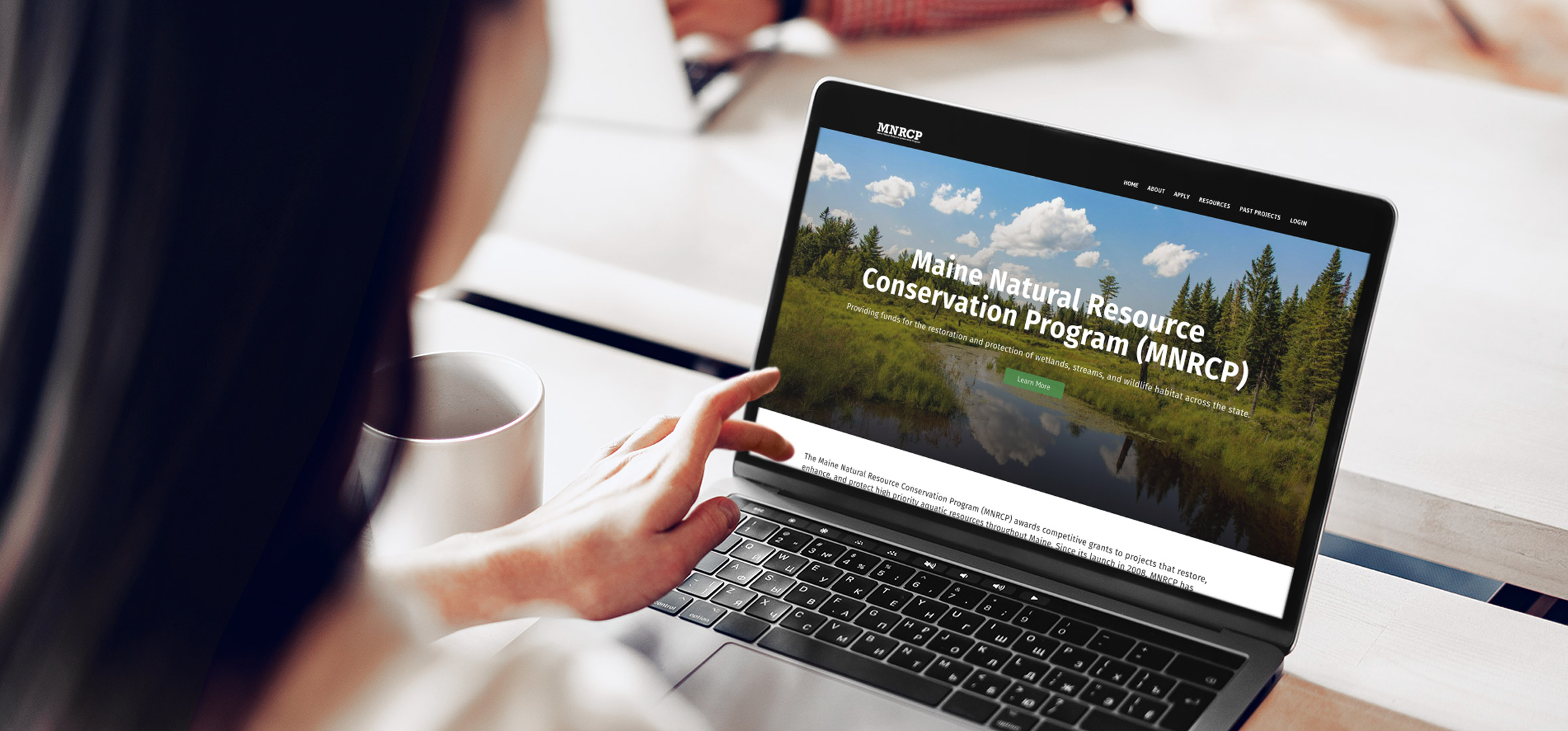 Maine Natural Resource Conservation Program website home page