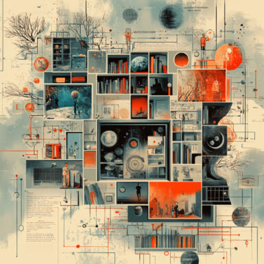 A detailed LLM image of content stored in many different boxes