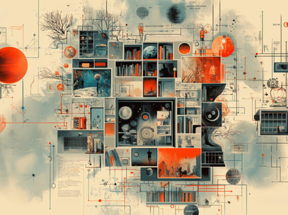 A detailed LLM image of content stored in many different boxes