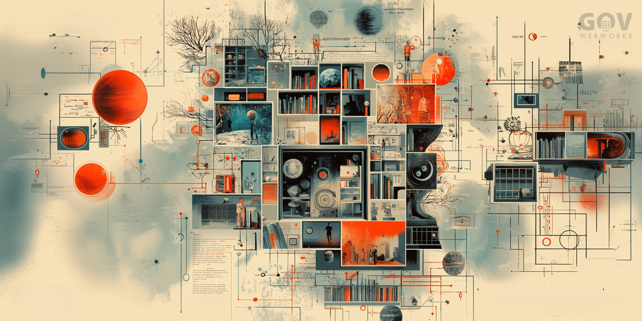 A detailed LLM image of content stored in many different boxes