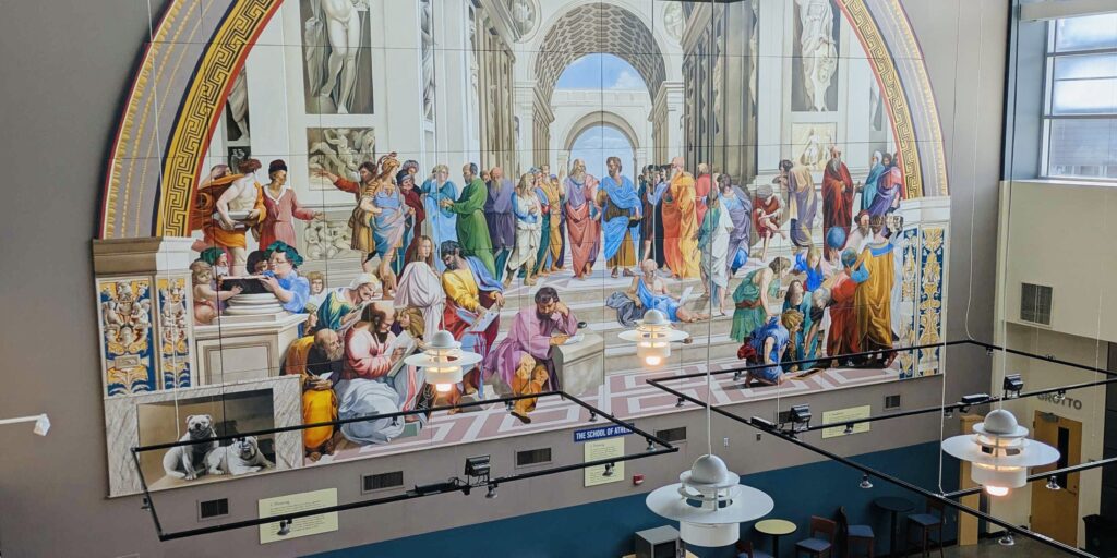 Photo of "The School Of Athens" mural