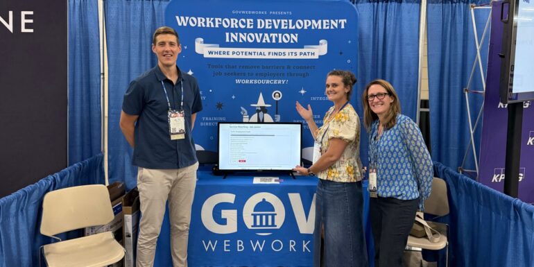 GovWebworks at the 2025 NASWA workforce development conference