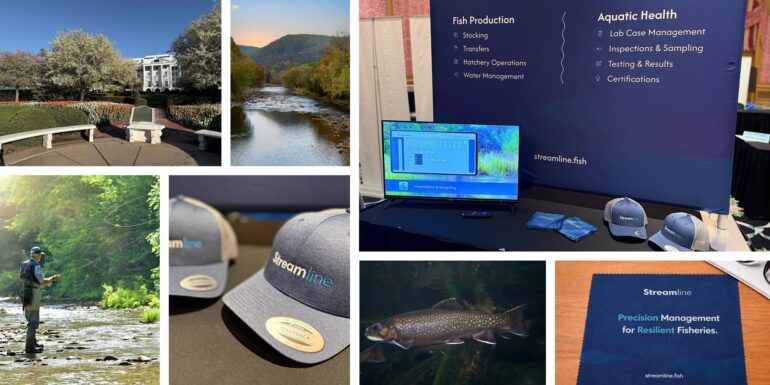 Streamline branded items and Greenbrier setting at the NEAFWA conference