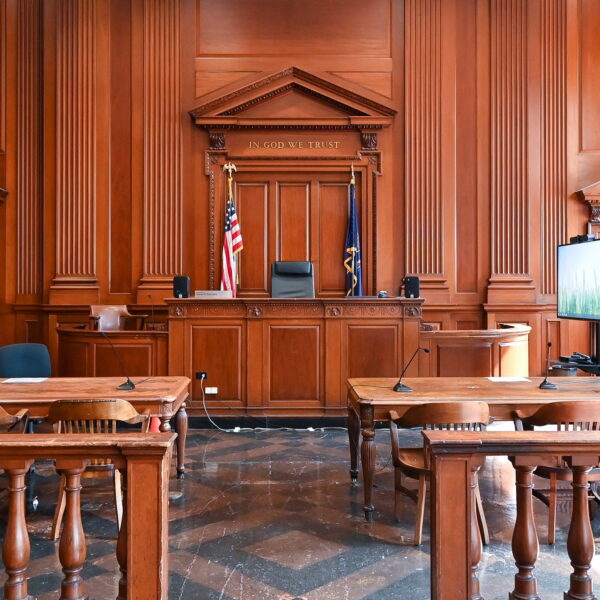 New York State Unified Court System courtroom