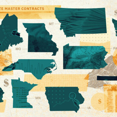 Outlines of States where GWW has Master Contracts